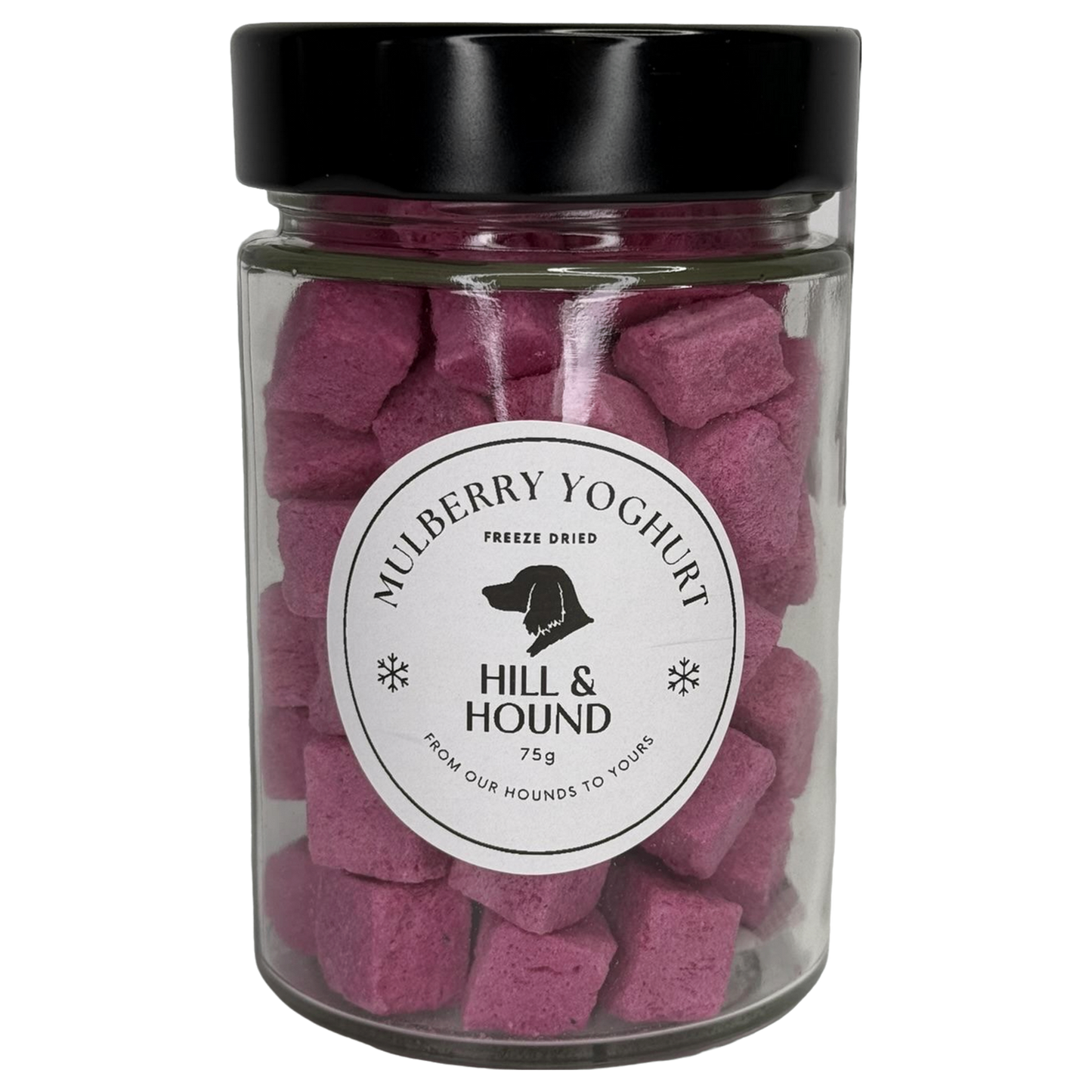 Freeze Dried Mulberry Yoghurt Cubes
