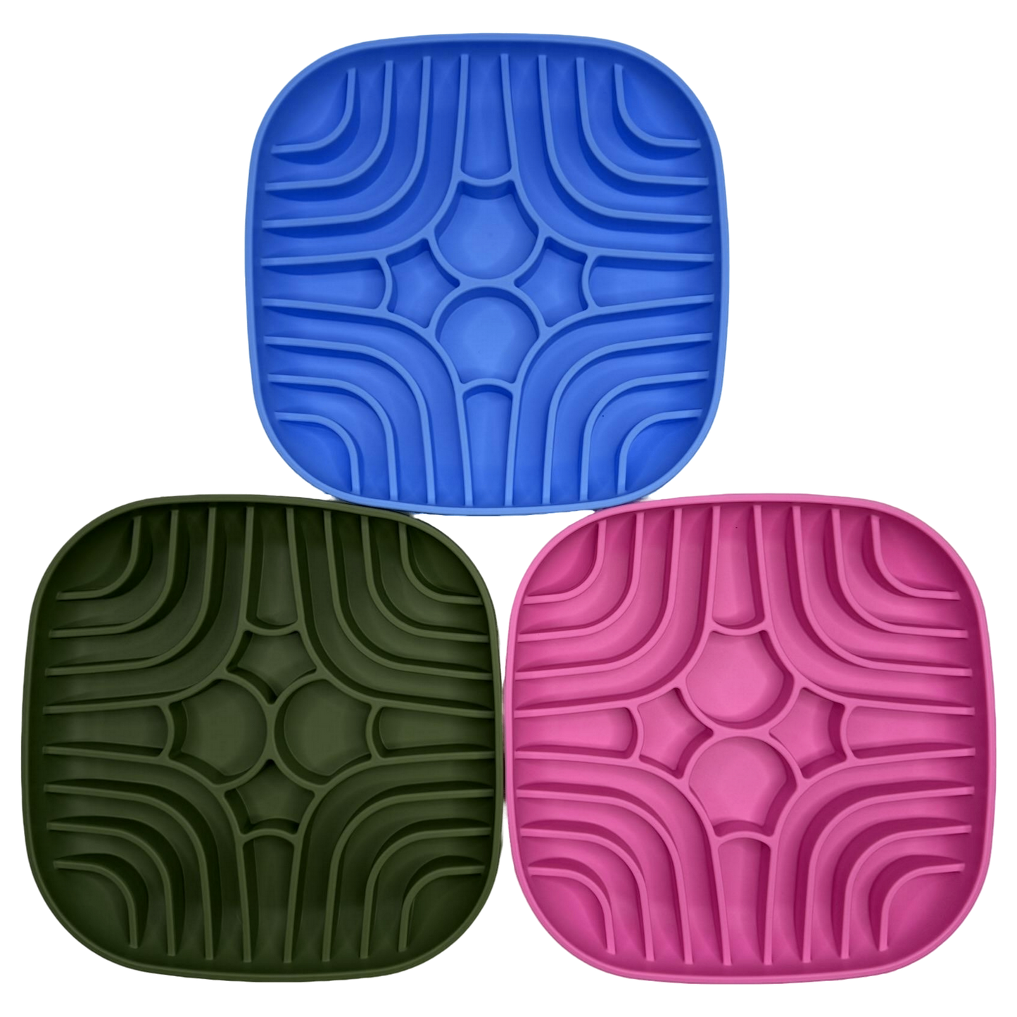 Big Geometric Slow Feeder Bowl