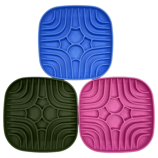 Big Geometric Slow Feeder Bowl