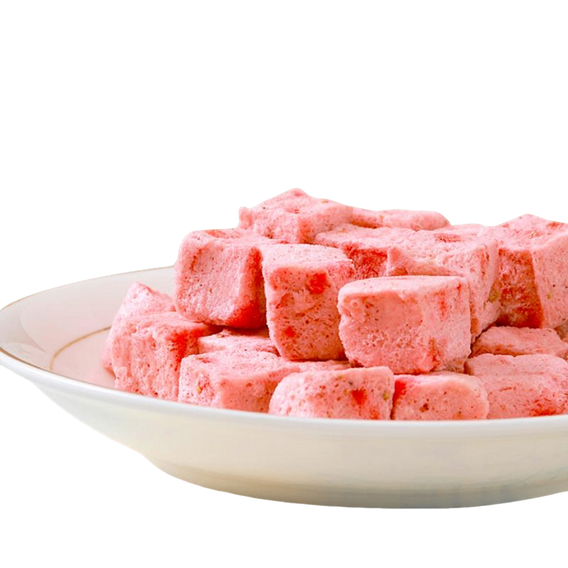 Freeze Dried Strawberry Yoghurt Cubes