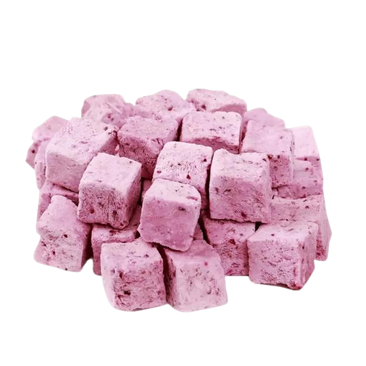 Freeze Dried Blueberry Yoghurt Cubes