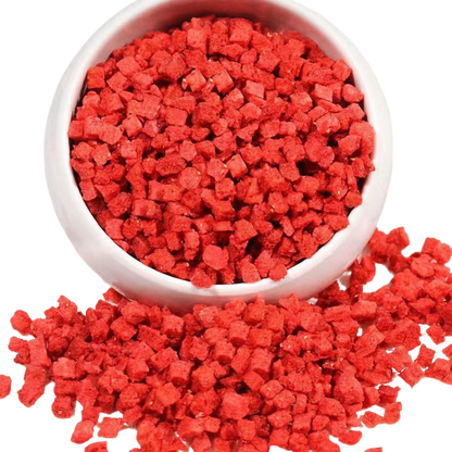 Freeze Dried Strawberry Cubes